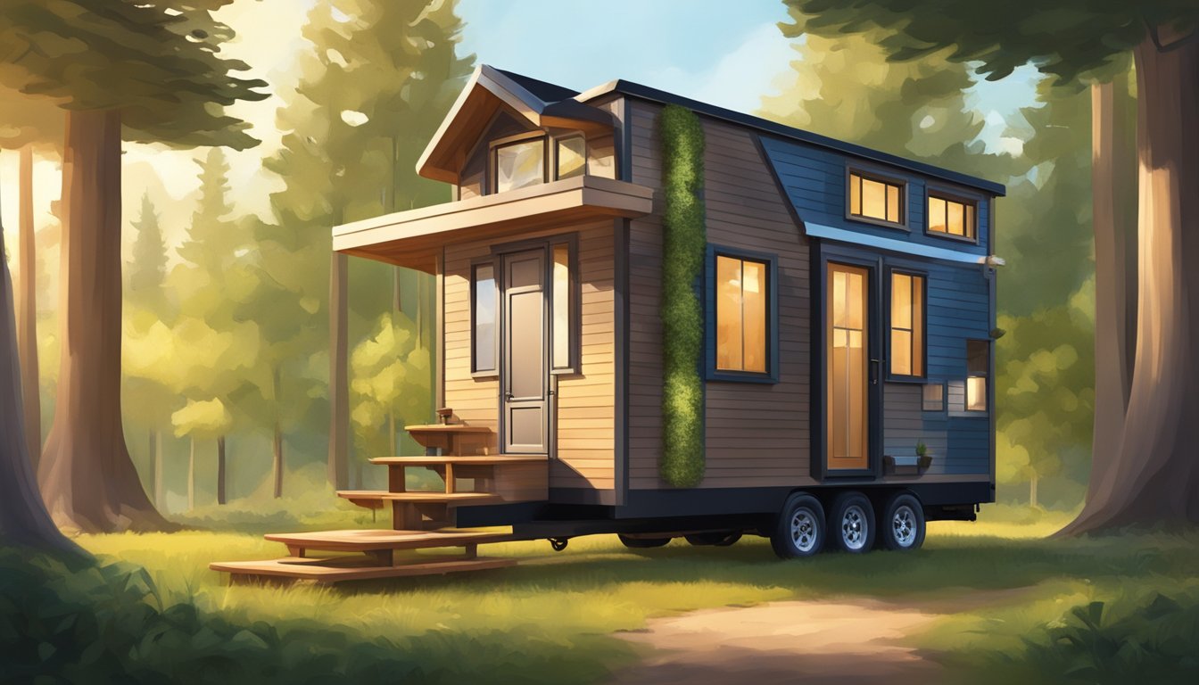 Compact Living in a Tiny House on Wheels