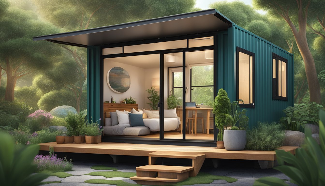 Eco-Friendly Living in a Container Tiny House